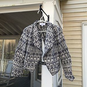 DEREK LAM 10 CROSBY – Angled Lapel Jacket